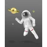 Porte-clés Astronaute et planète Saturne