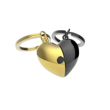 Porte-clés Coeur à partager