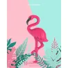 Porte-clés Flamant rose