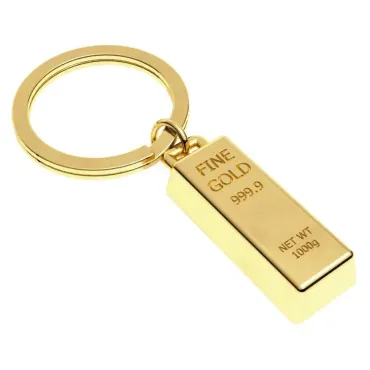 Porte-clés Lingot d'or