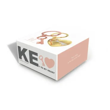 Porte-clés Clé de mon cœur 