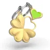 Porte-clés Trèfle à quatre feuilles