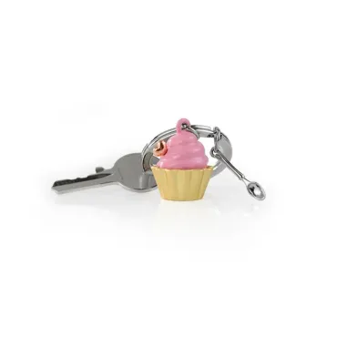 Porte-clés Cupcake fraise