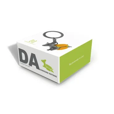 Porte-clés Teckel Hot-Dog