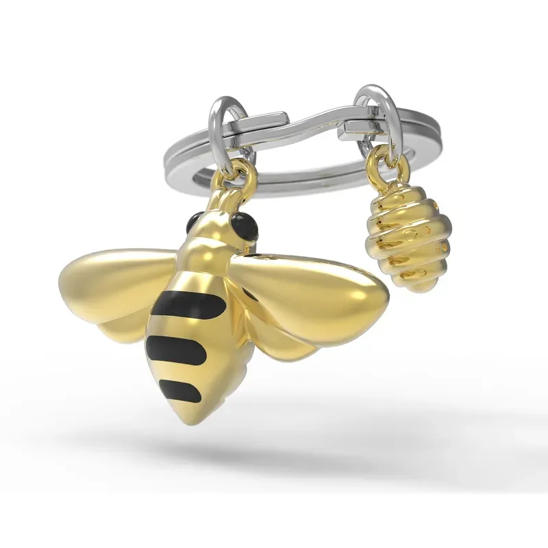 Porte-clés Abeille et son essaim