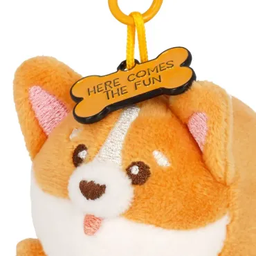 Porte-clés en Peluche Corgi - Tiny Super Soft!