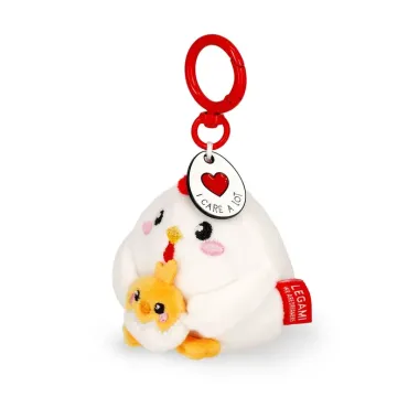 Porte-clés en Peluche Poule - Tiny Super Soft!