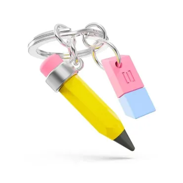 Porte-clés Crayon & Gomme
