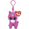 Porte-clés Beanie Boos - Rosette la licorne