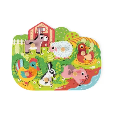 Puzzle Happy Farm 6 pièces