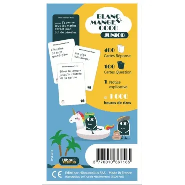 Blanc manger coco Junior - La maîtresse en maillot de bain