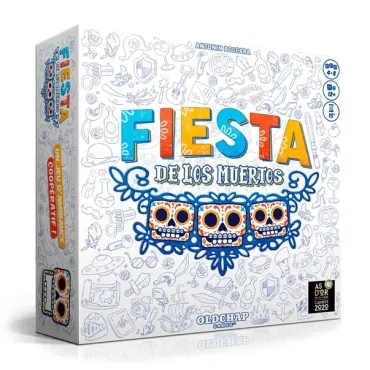 Gioco Da Tavolo Old Chap Fiesta De Los Muertos - Cooperativo, 3-8 Giocatori, 12+ Anni, Nuova Edizione