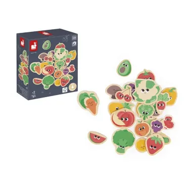 Magnets Fruits et Légumes 24 pièces
