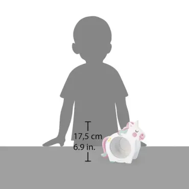 Tirelire Licorne en bois