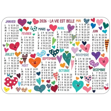Carte de vœux - Calendrier...
