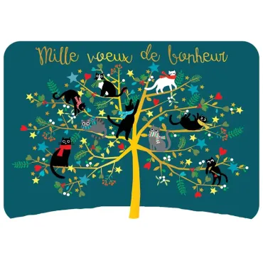Carte de vœux - Mille vœux...