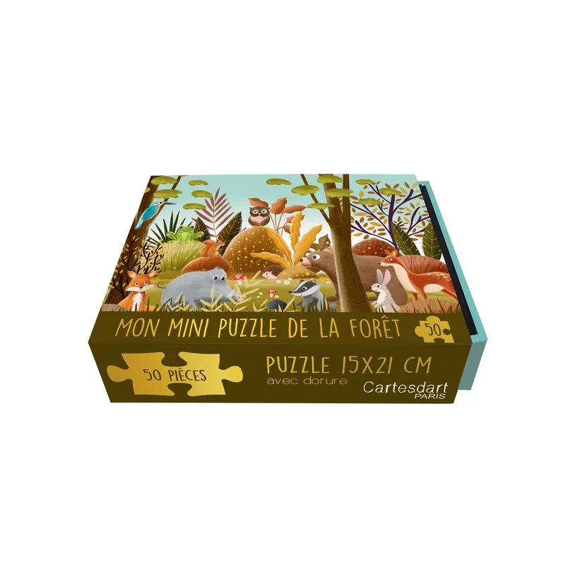 Mini Puzzle - Forêt - 50 pièces