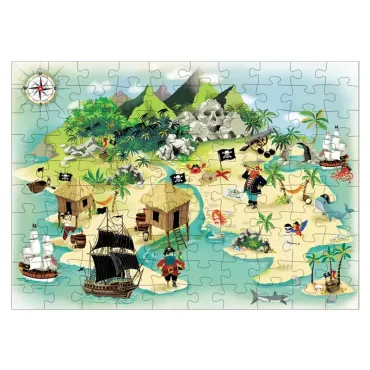 Mini Puzzle - Pirates - 100 pièces