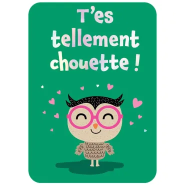 Carte postale - T'es...