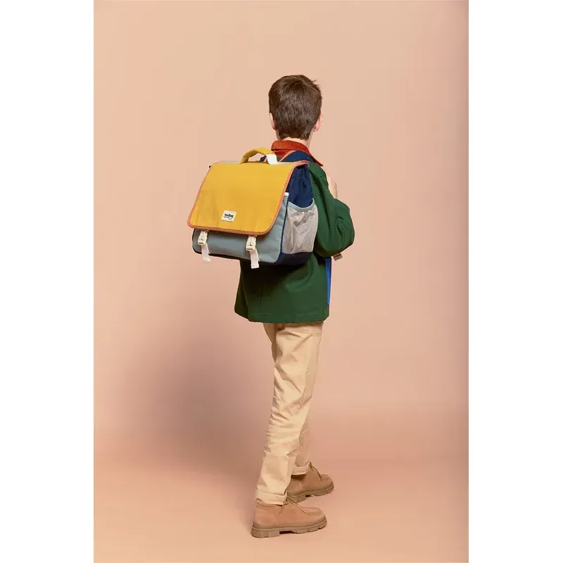 Cartable Léo - Safran et sauge