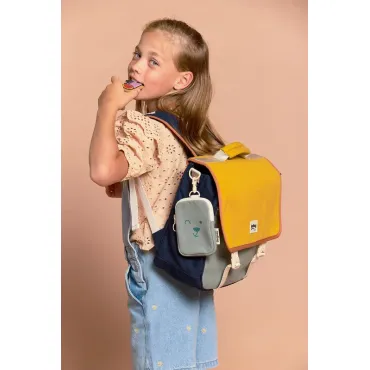 Cartable Léo - Safran et sauge