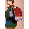 Cartable Léo - Terracota et lilas