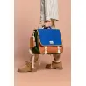 Cartable Léo - Arthur Bleu électrique et sienne