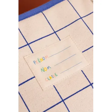 Cartable Léo - Carreaux