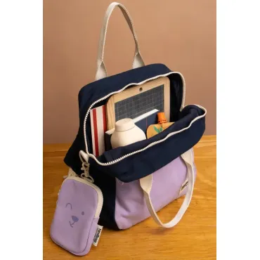 Sac à dos Arthur - Terracotta et lilas