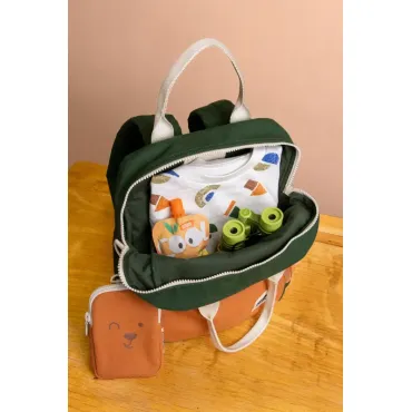 Sac à dos Arthur - Bleu électrique et sienne