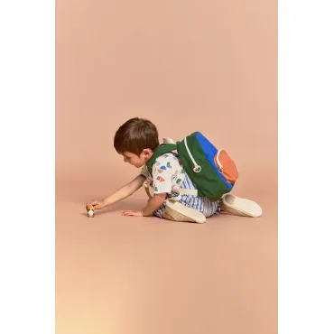 Sac à dos Romy - Bleu électrique et sienne