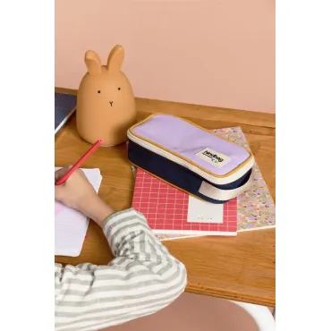Trousse Max tricolore - Lilas