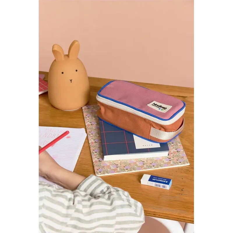 Trousse Max tricolore - Rose blush