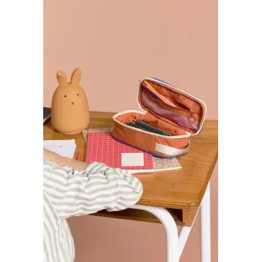 Trousse Max tricolore - Rose blush