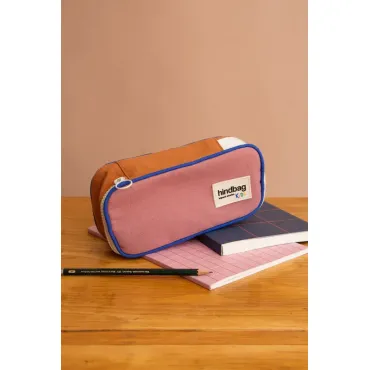 Trousse Max tricolore - Rose blush
