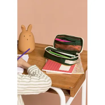 Trousse Max tricolore - Bleu électrique