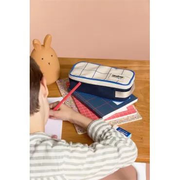 Trousse Max tricolore - Carreaux