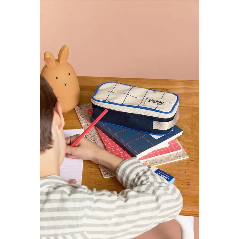 Trousse Max tricolore - Carreaux