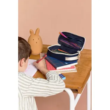 Trousse Max tricolore - Carreaux