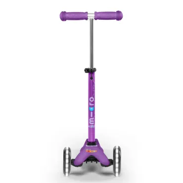 Trottinette 3 roues Mini Micro Deluxe - Violet LED