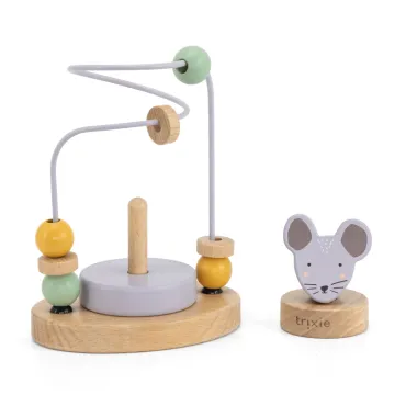 Labyrinthe à perles en bois - Mrs. Mouse