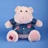 Peluche Hippopotame - PINK MALLOW - 20 cm