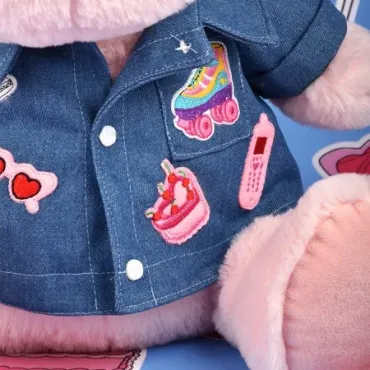 Peluche Hippopotame - PINK MALLOW - 38 cm