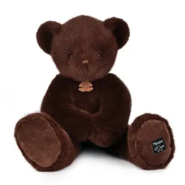 Ours en peluche Clémentin Marron Chocolat - 60 cm