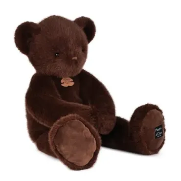 Ours en peluche Clémentin Marron Chocolat - 60 cm