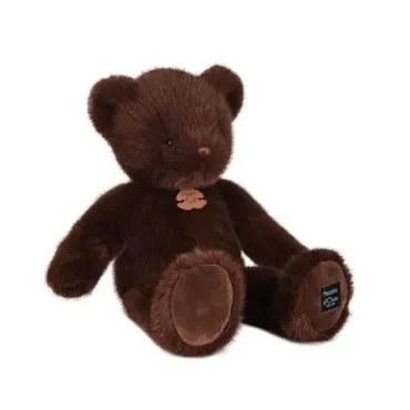 Ours en peluche Clémentin Marron Chocolat - 38 cm