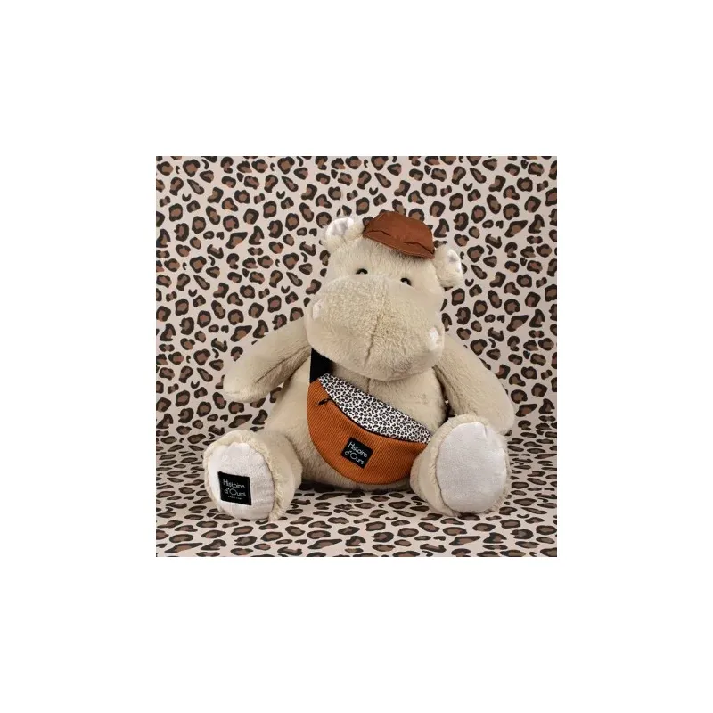 Peluche Hippopotame - HELLO BROOK - 38 cm