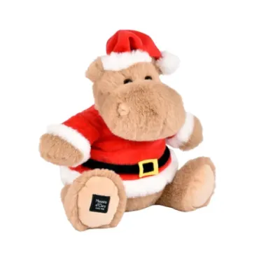 Peluche Hippopotame - KRIS HUG - 20 cm