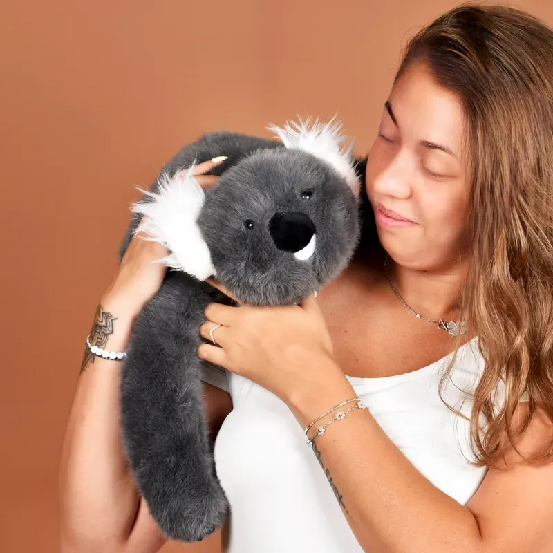 Peluche Koala gris lesté - 40 cm - Podcoll