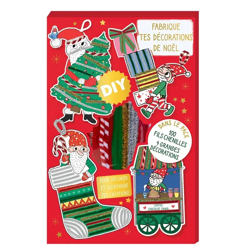 Décorations DIY de Noël à suspendre - Atelier du Père Noël
